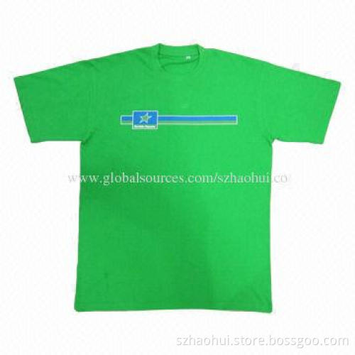 Rubber Printed Cheap Advertising T-shirt, Customized Colors